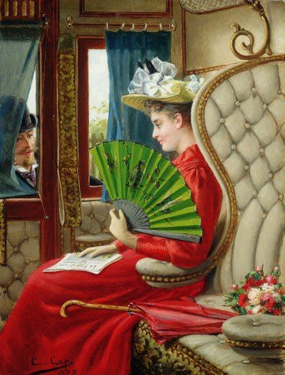 The Indiscretion, 1895 by Constant Aime Marie Cap